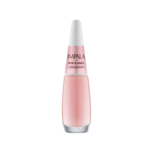 Esmalte Impala Coleção A Cor da Sua Moda Transparente Leve e Suave 7,5ml