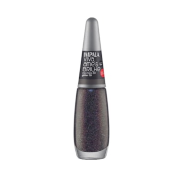 Esmalte Impala Glitter Coleção Viva Ame e Brilhe Na Mira 3D