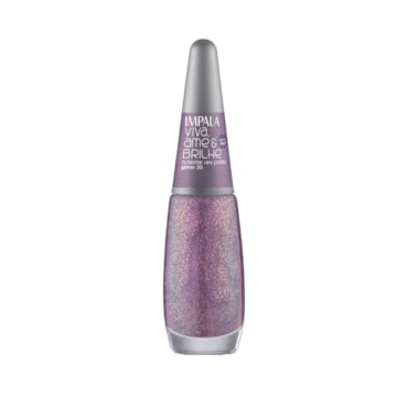 Esmalte Impala Glitter Coleção Viva Ame e Brilhe Ostente Seu Poder