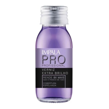 Esmalte Impala Tratamento Verniz Extra Brilho 60ml