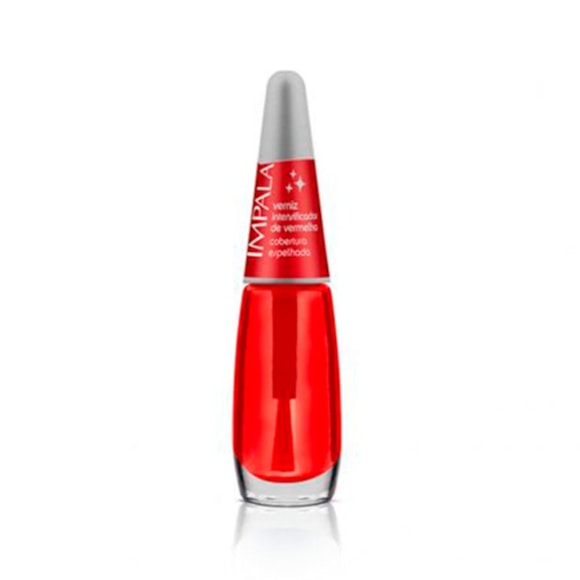 Esmalte Impala Tratamento - Verniz Intensificador Vermelho