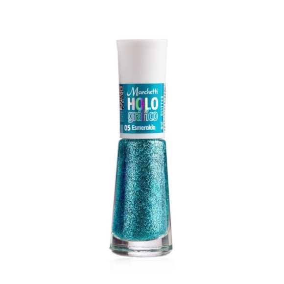 Esmalte Marchetti Holográfico Esmeralda