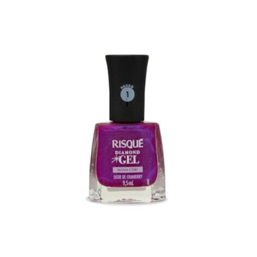 Esmalte Metálico Diamond Gel Licor de Cranberry 9,5ml