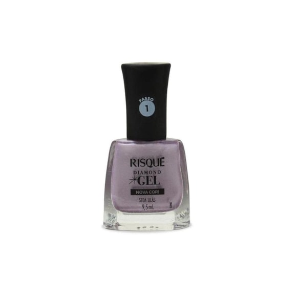 Esmalte Metálico Diamond Gel Seda Lilás 9,5ml
