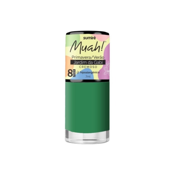 Esmalte Muah! Cremoso Primavera/Verão Jardim Da Gabi 7ml