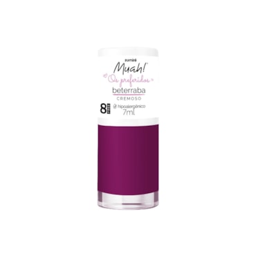 Esmalte Muah! Os preferidos Beterraba