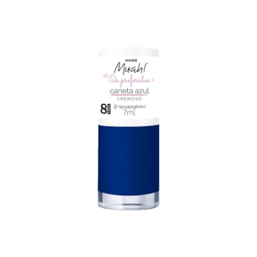 Esmalte Muah! Os preferidos Caneta Azul
