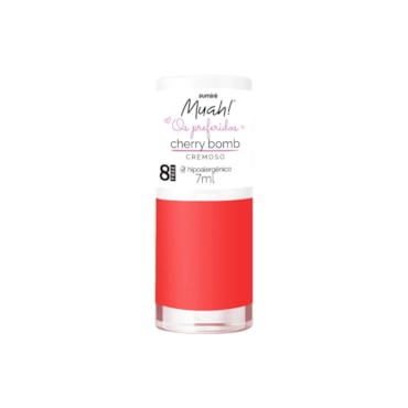 Esmalte Muah! Os preferidos Cherry Bomb