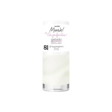 Esmalte Muah! Os preferidos Gelado