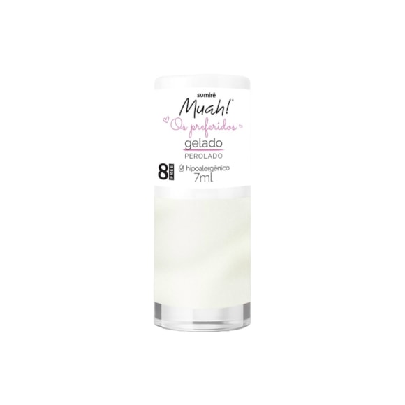 Esmalte Muah! Os preferidos Gelado