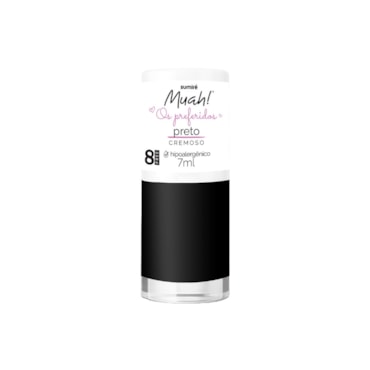 Esmalte Muah! Os preferidos Preto