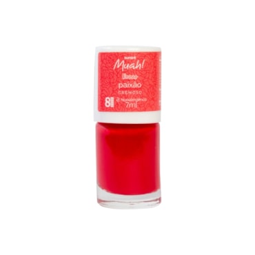 Esmalte Muah! Rosas Paixão 7ml