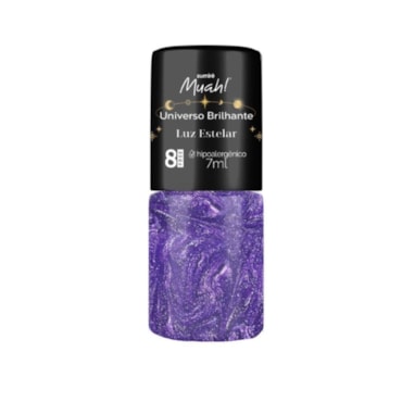 Esmalte Muah! Universo Brilhante Luz Estrelar