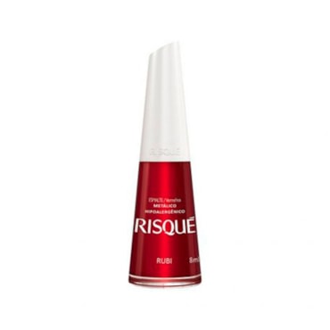 Esmalte Risqué Cintilante Rubi 