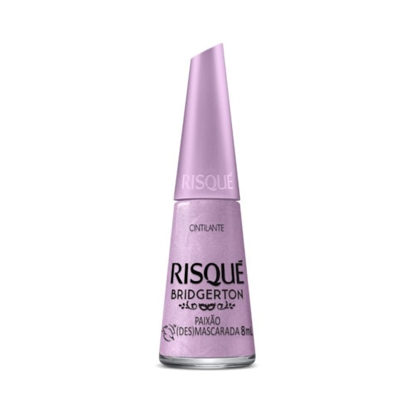 Esmalte Risqué Coleção Bridgerton Cintilante Paixão Desmacarada 8ml
