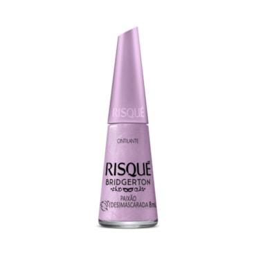 Esmalte Risqué Coleção Bridgerton Cintilante Paixão Desmacarada 8ml