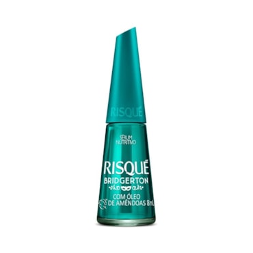 Esmalte Risqué Coleção Bridgerton Sérum C/Óleo de Amêndoas 8ml