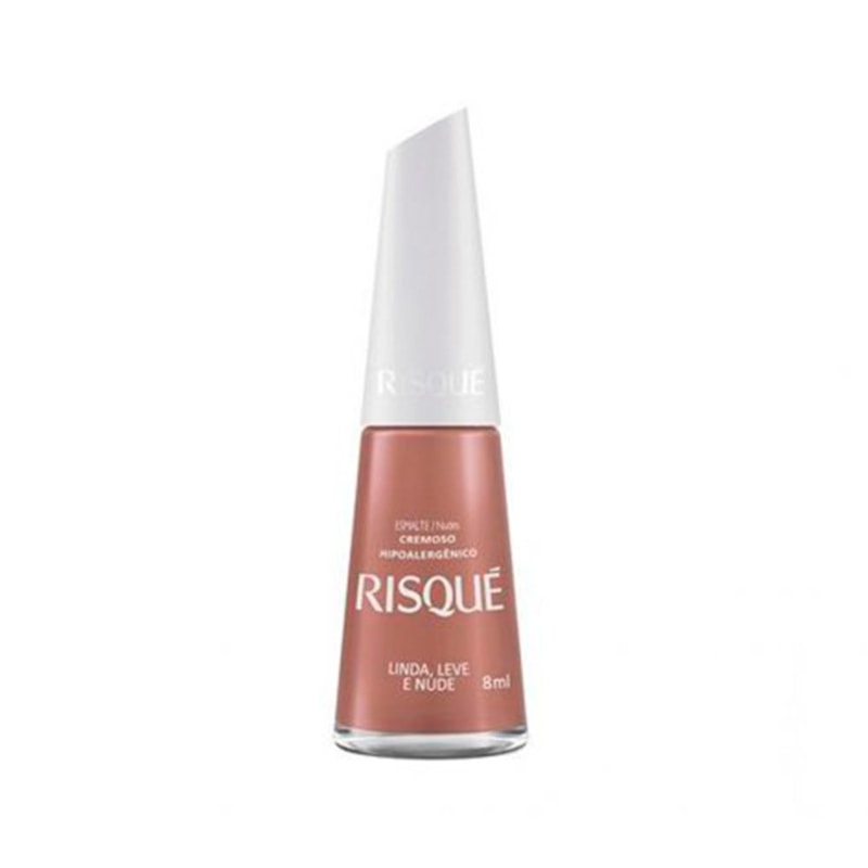 Esmalte Risqué Cremoso Linda Leve e Nude