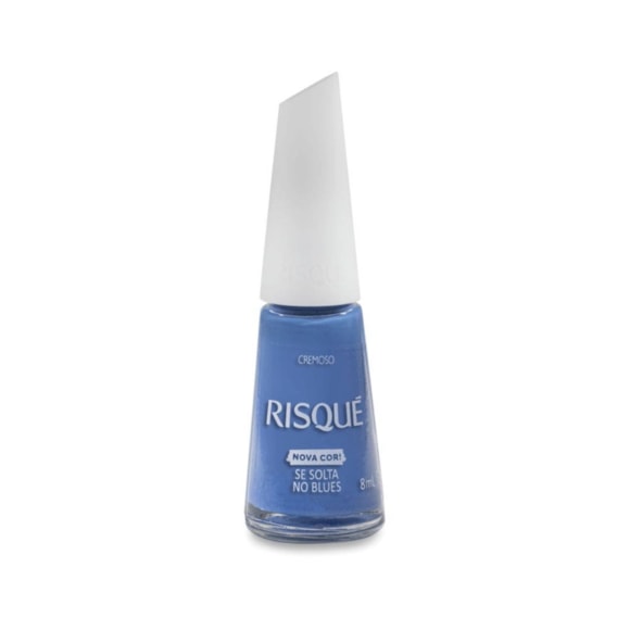 Esmalte Risqué Cremoso Se Solta No Blues 8ml