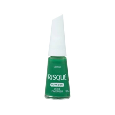 Esmalte Risqué Cremoso Verde Esmeralda 8ml