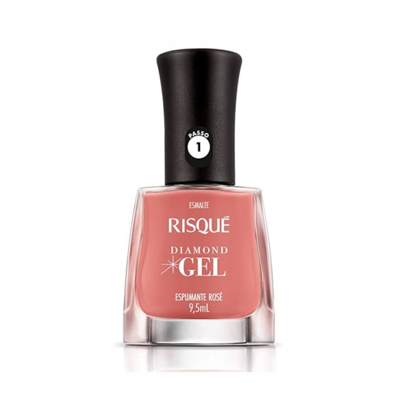 Esmalte Risqué Diamond Gel Cremoso Espumante Rose
