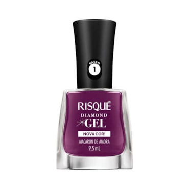 Esmalte Risqué Diamond Gel Cremoso Macaron de Amora 9,5ml