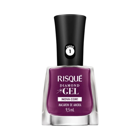 Esmalte Risqué Diamond Gel Cremoso Macaron de Amora 9,5ml