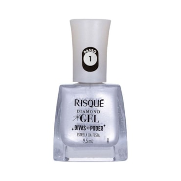 Esmalte Risqué Diamond Gel Divas No Poder Estrela Da Festa 9,5ml