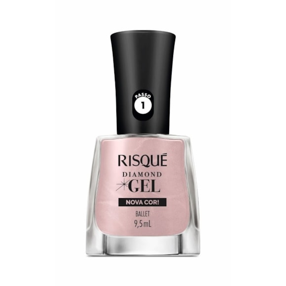 Esmalte Risqué Diamond Gel Metálico Ballet 9,5ml