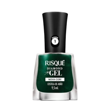 Esmalte Risqué Diamond Gel Metálico Costela-De-Adão 9,5ml
