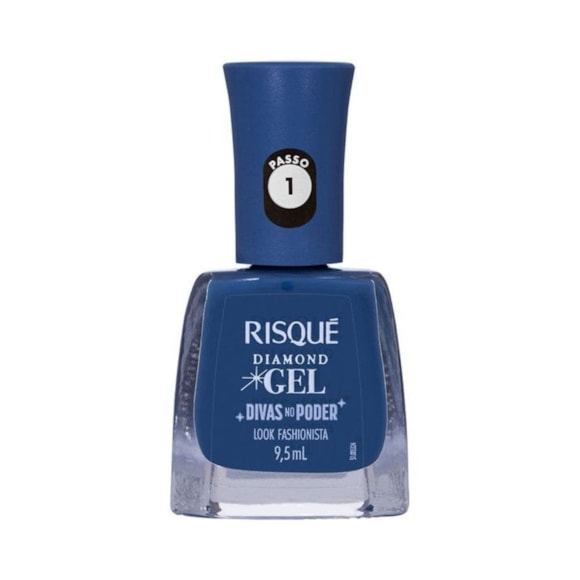 Esmalte Risqué Dimond Gel Divas No Poder Look Fashionista 9,5ml