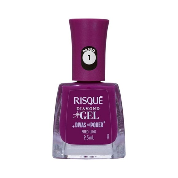 Esmalte Risqué Dimond Gel Divas No Poder Puro Luxo 9,5ml