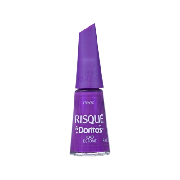 Esmalte Risqué & Doritos Roxo de Fome 8ml