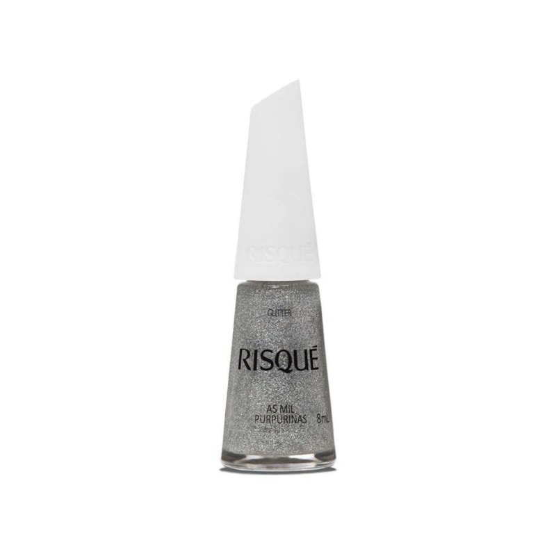 Esmalte Risqué Efeitos Glitter as Mil Purpurinas 8ml