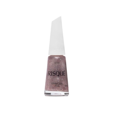 Esmalte Risqué Efeitos Glitter Granulado Rosé 8ml