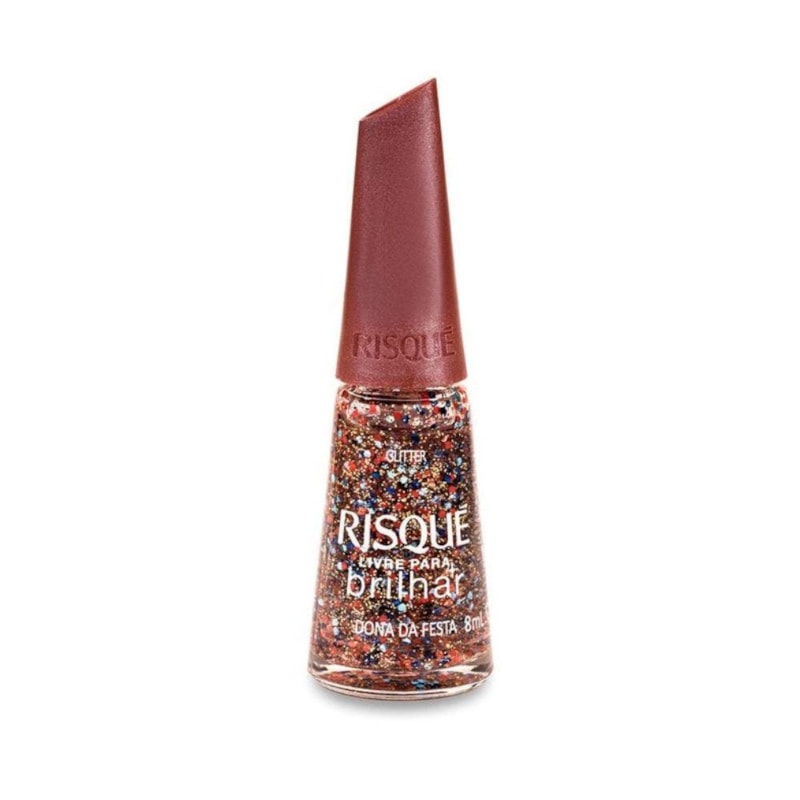 Esmalte Risqué Livre para Brilhar Dona da Festa 8ml