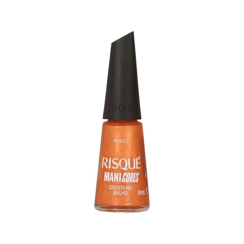 Esmalte Risqué Metálico ManiCores Credita no Brilho