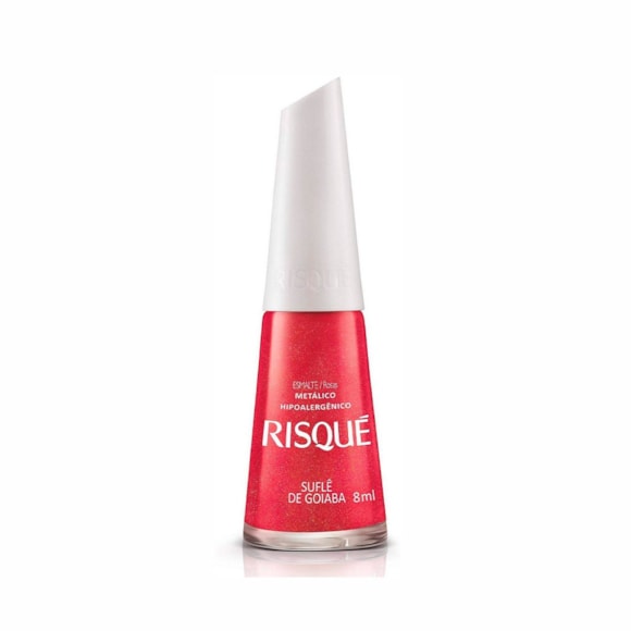Esmalte Risqué Metálico Suflê De Goiaba