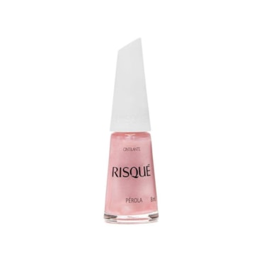Esmalte Risqué Rosas Cintilantes Pérola 8ml