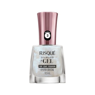 Esmalte Risqué Top Coat Efeito Cristal 9,5ml