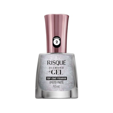 Esmalte Risqué Top Coat Efeito Paete 9,5ml
