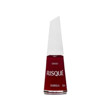 Esmalte Risqué Vermelho Cremoso Gabriela 8ml