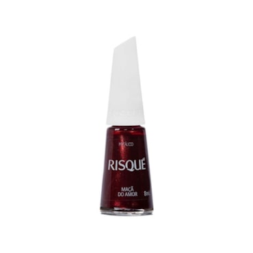Esmalte Risqué Vermelhos Metálicos Maçã do Amor 8ml