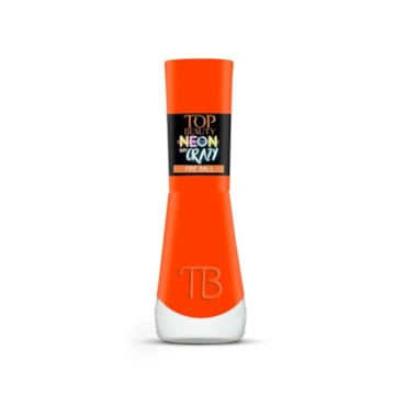 Esmalte Top Beauty Cremoso Premium Neon Crazy Fire Ball
