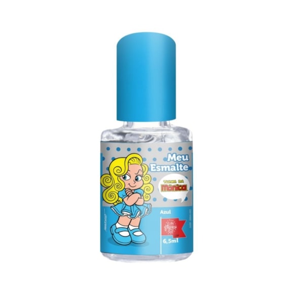 Esmalte Turma da Mônica Carminha Frufru Azul 6,5ml