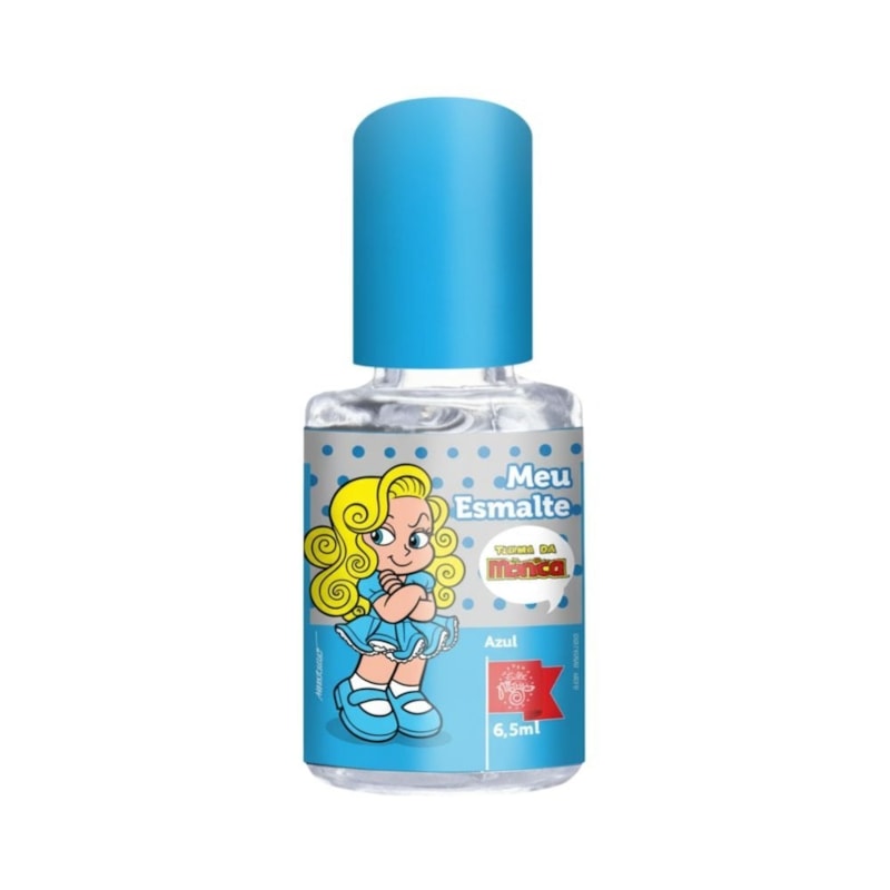 Esmalte Turma da Mônica Carminha Frufru Azul 6,5ml