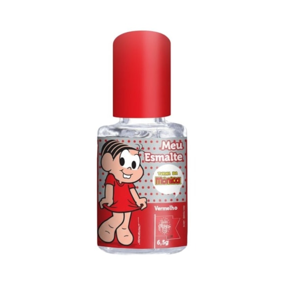Esmalte Turma da Mônica Vermelho 6,5ml