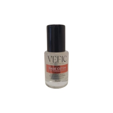 Esmalte Vefic Base Cetim Fortalecimento De Unhas