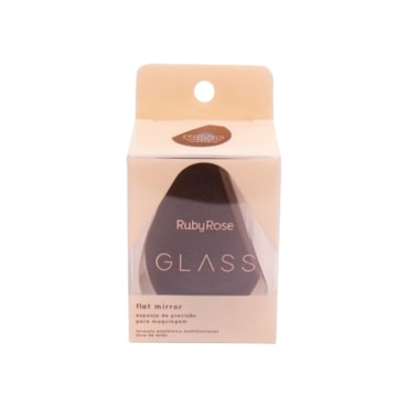 Esponja De Maquiagem Flat Mirror Glass Ruby Rose HBS06