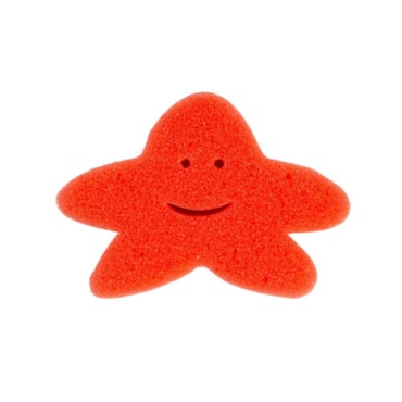 Esponja Minná Pluft Slim Estrela Laranja